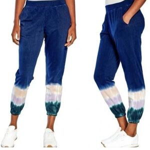 Wildfox Blue and Green Tie-Dye Joggers